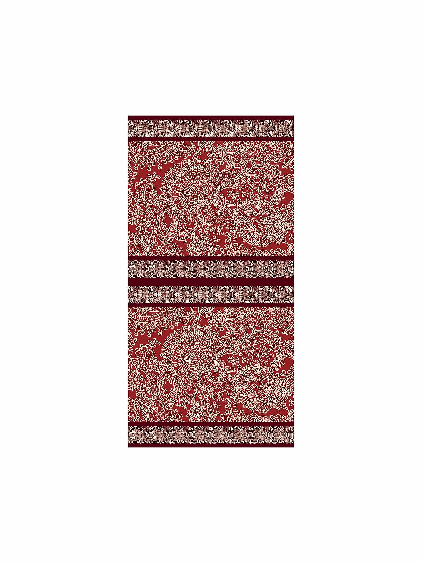 BASSETTI | Duschtuch 70x140cm MONREALE Rot/Orange | 